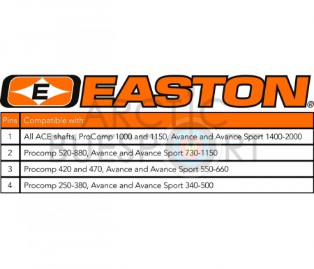 Easton pin 4mm